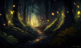 美好的夜晚花季短视频素材